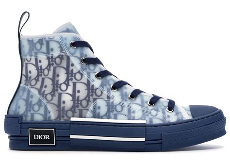 dior blue trainers|dior high top trainers.